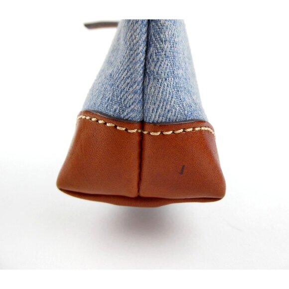 Dooney & Bourke Denim & Leather Coin Purse Pouch - Picture 12 of 14
